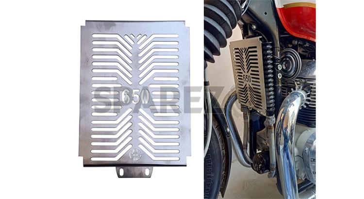 Royal Enfield GT 650 and Interceptor 650 Design D3 SS Radiator Grill Guard - SPAREZO